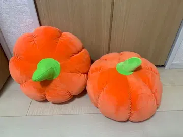 봉제 인형 호박 2개 세트 할로윈