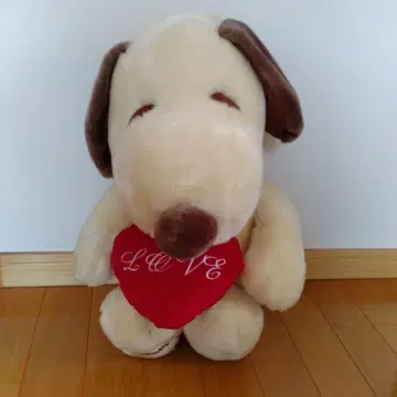 스누피 봉제 인형 세피아