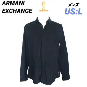 2-796. 아르마니 익스체인지 긴팔 셔츠 코듀로이 남성용 LL