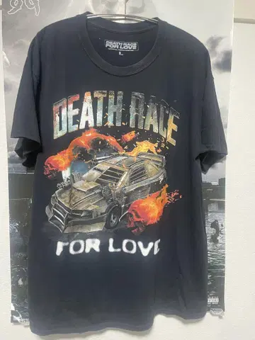Juice WRLD DEATH RACE FOR LOVE 티셔츠 L 사이즈