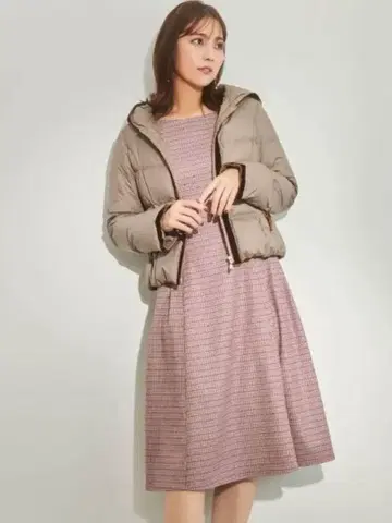 TOCCA 다운 코트 6 모카 코스믹 담요