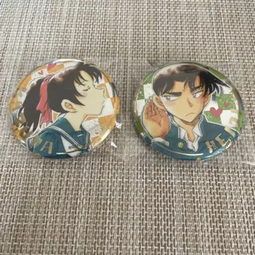 명탐정 코난 중국 한정판 캔뱃지 헤이지 카즈하