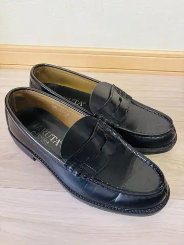 HARUTA 블랙 로퍼 25EEE