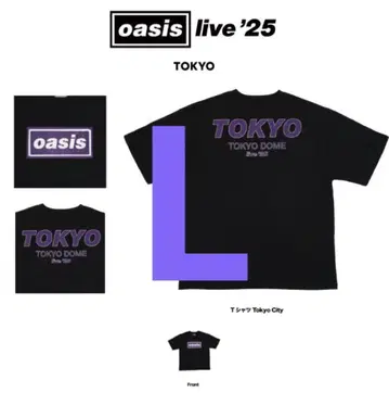 oasis 티셔츠 Fan Store 한정판 오아시스 T셔츠 L 사이즈