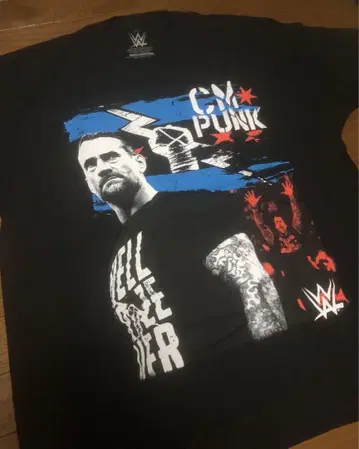 [ 새상품 미사용 ] WWE 공식 라이선스 CM 펑크 T셔츠