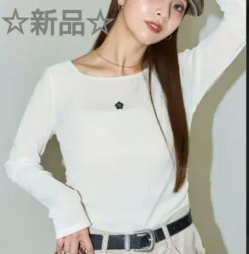 새상품 MARY QUANT 마리콴트 시어 벨로아 상의