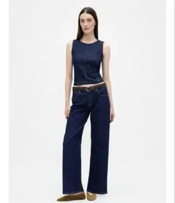 로우라이즈 '90s 루즈핏 데님