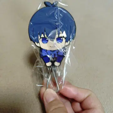 이치세 요이치 콜라보 한정판 굿즈 어택 ZERO 블루 록 세탁 클립 레어