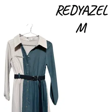 [ 새상품 ] REDYAZEL 컬러셔츠 원피스 M 정가 13,600엔