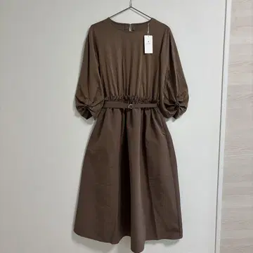 그린 레이블 릴랙싱 브라운 원피스 미사용 새상품