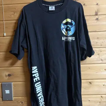 Aape 블랙 T셔츠 L 사이즈