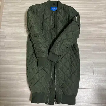 adidas 퀼팅 자켓 올리브