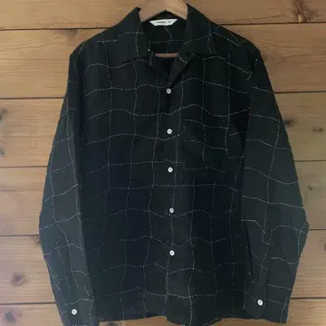 3sixteen 블랙 긴팔 셔츠 M