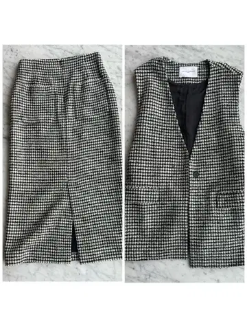 United Arrows 하운드투스 패턴 셋업