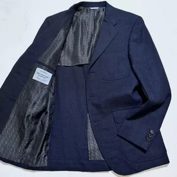 케네스 필드 50s SPORTS COAT 테일러드 자켓 네이비 36