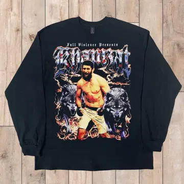 카무 치마예프 UFC MMA [ L 사이즈 ] 긴팔 블랙