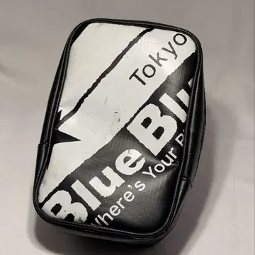 [ BlueBlue ] 타폴린 파우치 블랙