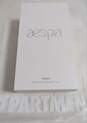 [ 미개봉 새상품 ] aespa 에스파 응원봉 ver2 공식 응원봉