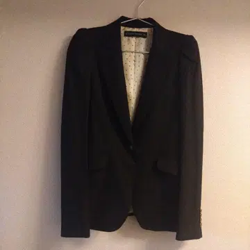 블랙 테일러드 자켓