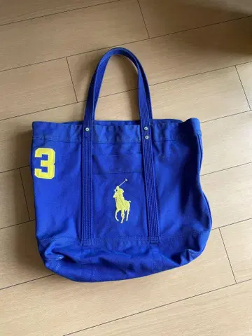 폴로 랄프 로렌 토트백 빅 포니 캔버스