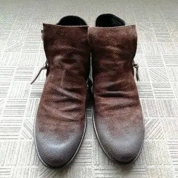 미사용 ARGIS 처카 부츠 더블 지퍼