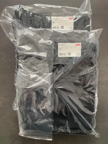 UNIQLO 4XL 블랙 울트라 스트레치 액티브 조거 팬츠 2장