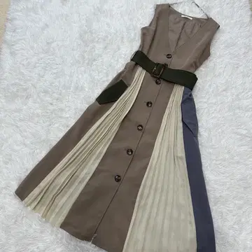 REDYAZEL 레이디 아젤 프론트 플리츠 원피스