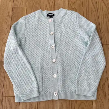 새상품급 가디건 LANDS END 스카이블루 L