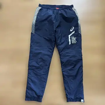 ASICS 아식스 네이비 윈드브레이커 팬츠