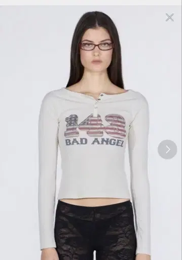 sculptor BAD ANGEL 티셔츠 긴팔 아이보리