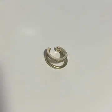 골드 도금 심플 이어커프