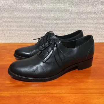 새상품급 루카그로시 레이스업 슈즈 블랙 35 22.5cm