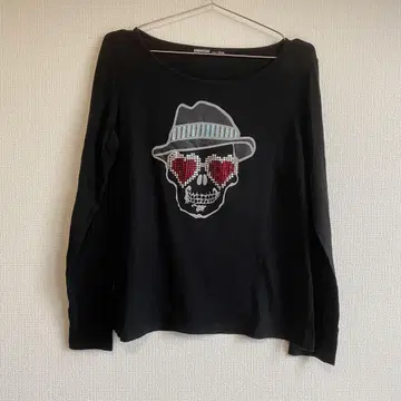 SHINNOSUKE designed by Peter 긴팔 T셔츠 스컬