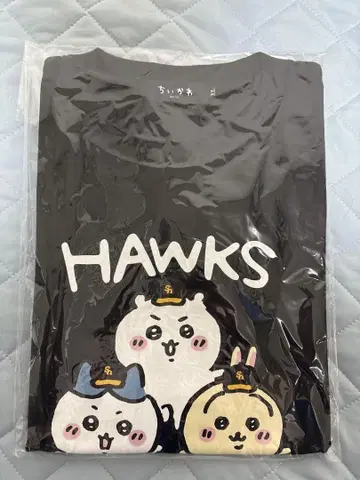 치이카와/호크스 T셔츠 와카타카군단 블랙 XL 사이즈