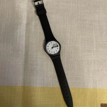 스와치 손목시계 블랙