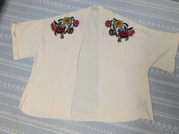 ZARA KNIT 자수 가디건 M 자라