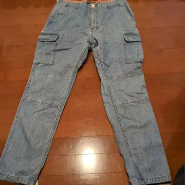 PHENOMENON 라이트 블루 카고 팬츠 34인치