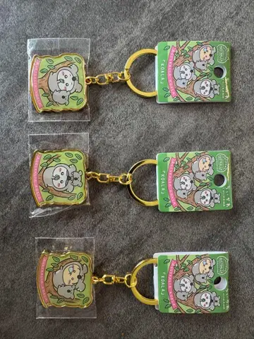 치이카와(먼작귀) 지역 한정 키링 호주 한정판/코알라 3종 세트