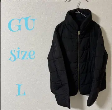 GU 블랙 다운 자켓 L 사이즈
