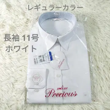 n line Precious 여성용 긴팔 셔츠 11호 화이트