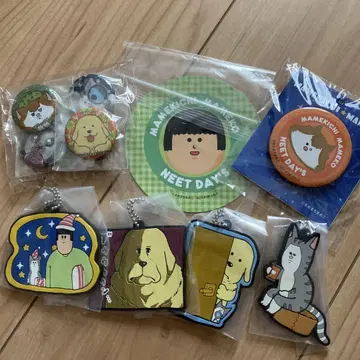 마메키치마메코 러버 키링 배치 씰