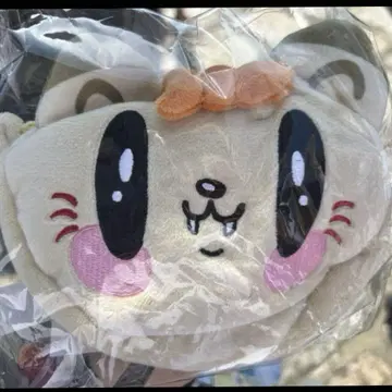시라하마 아란 제 고양이 봉제 인형 파우치