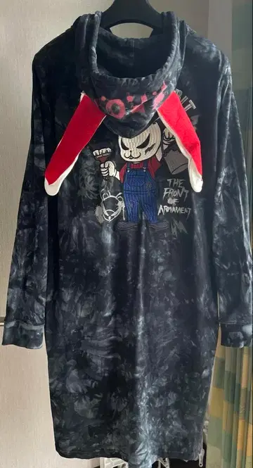 데스라 CROWS x WORST 콜라보 롱 후드티 레어