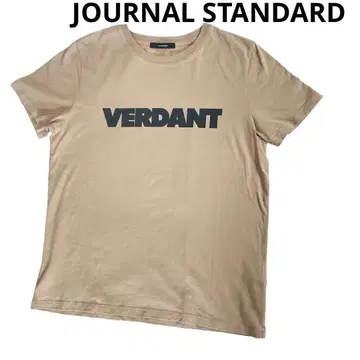 JOURNAL STANDARD VERDANT 티셔츠 베이지 코튼