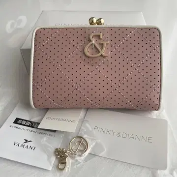 가격 인하 핑키&다이앤 이단 접이식 가마구치 지갑