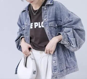 [ 새상품 ] reca 오버 사이즈 데님 자켓