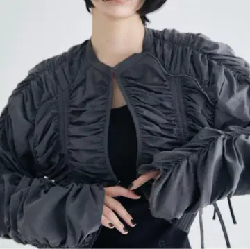 SELENAHELIOS Bright Gather Blouse 그레이