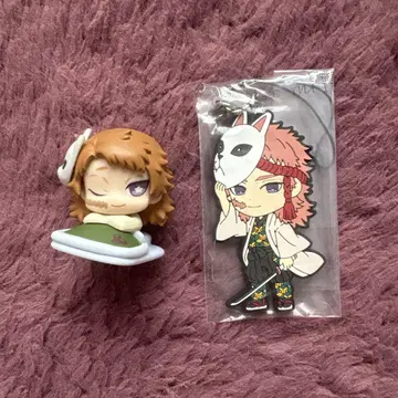 사비토 귀멸의 칼날 오네무탄 러버 스트랩