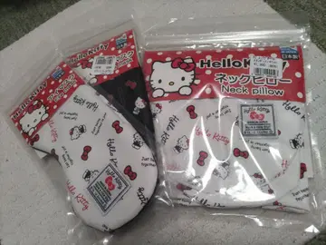 일본제 헬로키티 넥 필로우 안대 세트