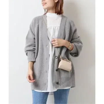 470y* 새상품급 스픽 앤 스팬 편직 V넥 가디건